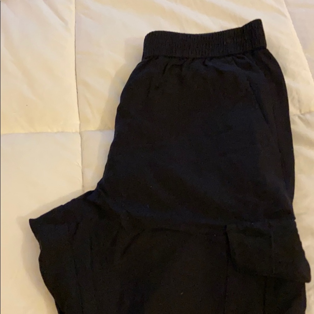 BCBGMAXAZARIA Black Cian Cargo Pants